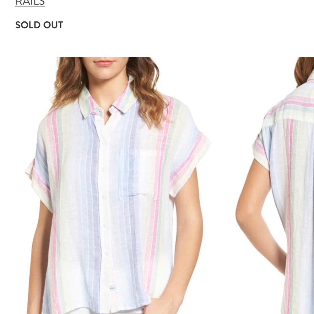 Rails Whitney Linen Blend Shirt